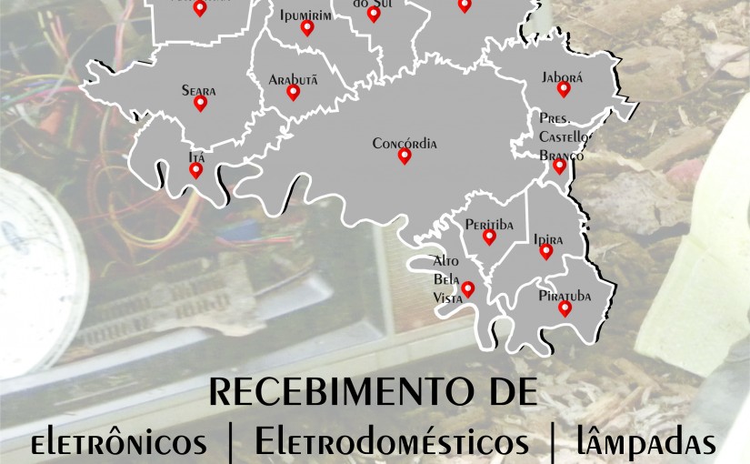 DESAFIO REGIONAL DE COLETA DE RESÍDUOS ELETRÔNICOS VAI ACONTECER NO DIA 22 DE MARÇO – DIA MUNDIAL DA ÁGUA